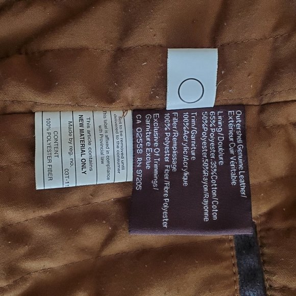 Danier Women's Leather Jacket with Thinsulate Lining, Brown, S - Picture 11 of 13